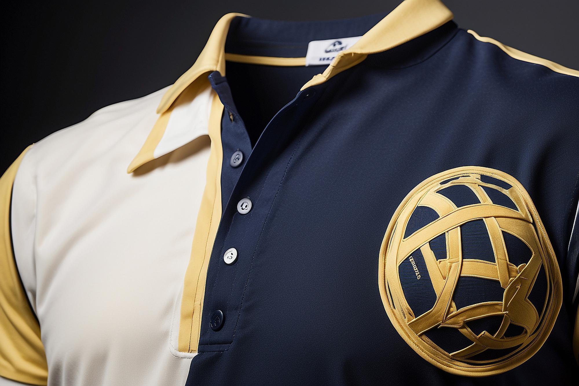 uniform chest embroidery on polo