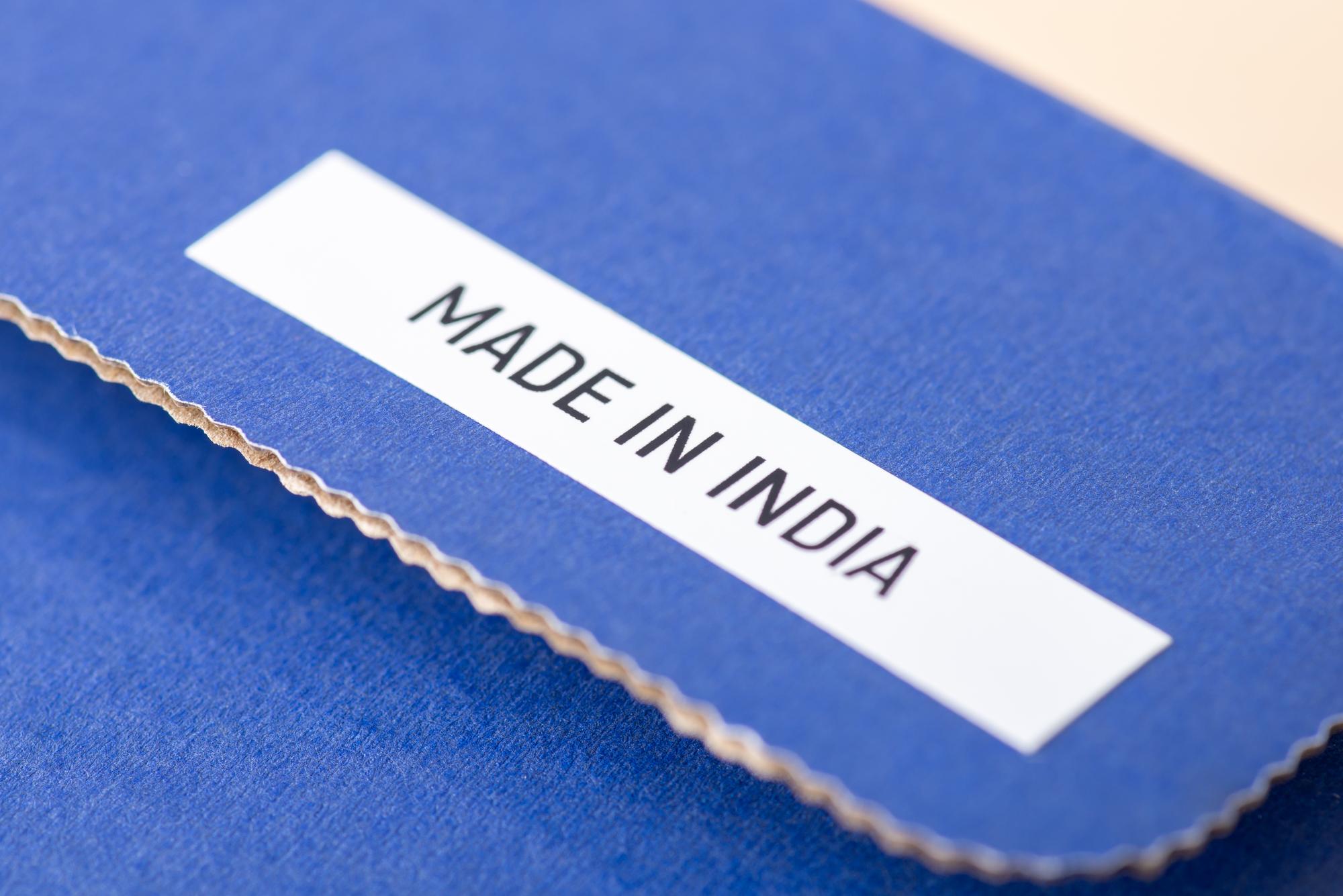 sample packaging and embroidered labels